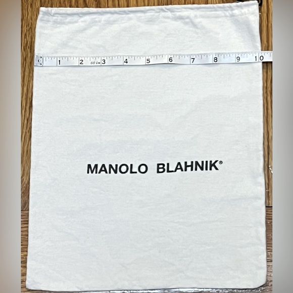 Manolo Blahnik Cream Dust Bag - Picture 3 of 5